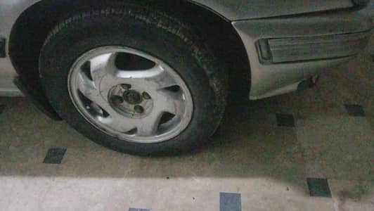 Daewoo Racer 1992 alloy rim puri fit gadi ha full mazy inshallah