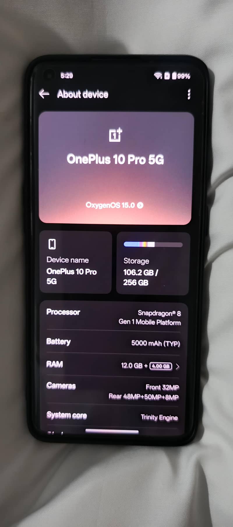 One Plus 10 Pro 6