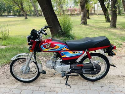 Honda CD 70 25/26 model showroom condition