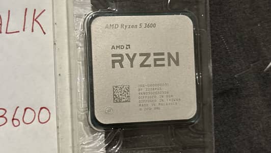 AMD Ryzen 5 3600 Chip Tray