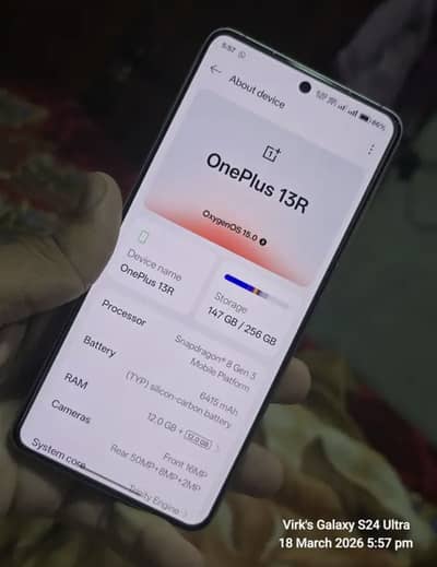One Plus Ace 5 Official Pta Approved With Box and charger