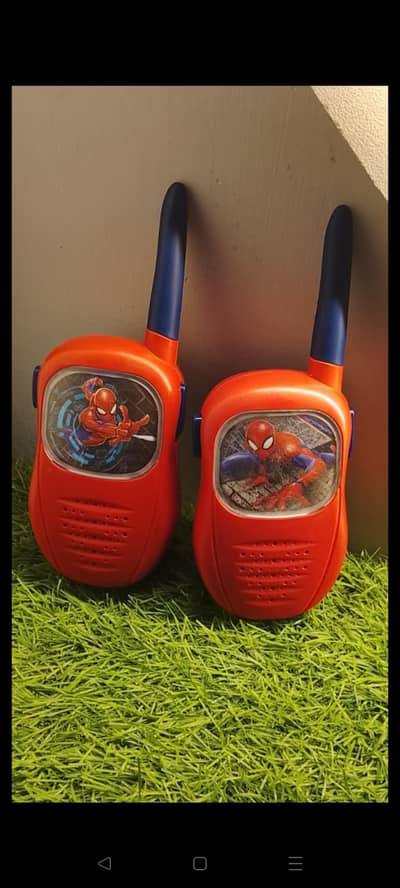 Marvel Spider-Man Kids Walkie Talkie Set – Perfect Condition