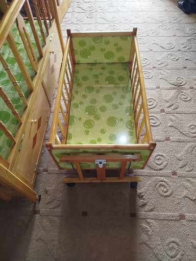  Luxury Baby Cot Set | 2 Cots | Musical Rotating Toy | Like New