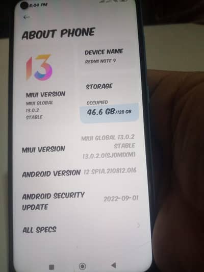 Xiaomi Redmi Note 9