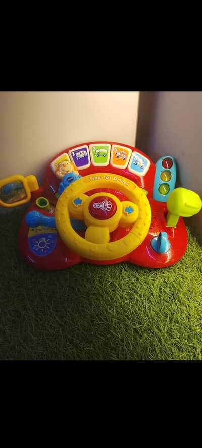 VTech Tiny Tot Driver Interactive Musical Toy - Perfect Condition