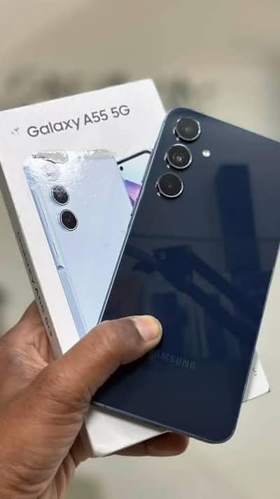 Samsung Mobile A55 5G For Sale 8/256Gb with box