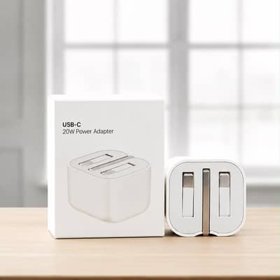 Original IPhone Type-C 20W Fast Charger (3 Pin)