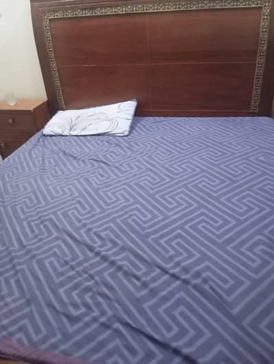 double bed  with dressing