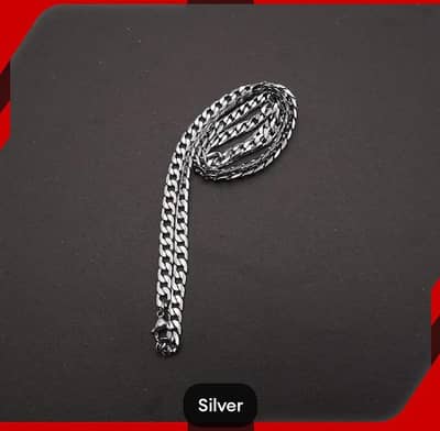 Stainless steel chain for men.
