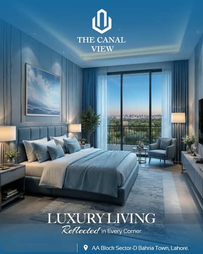 313 Sqft Studio Apartment The canal View Block AA Bahria Town Lahore
