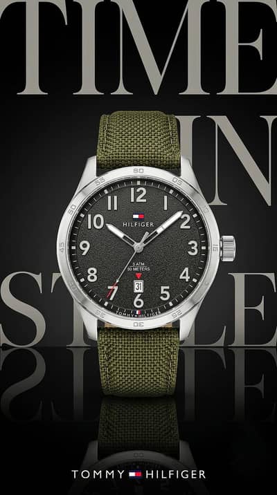 Tommy Hilfiger Original Men's Watch -Exellent Condition - With box .