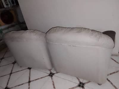 1 seater leather sofa