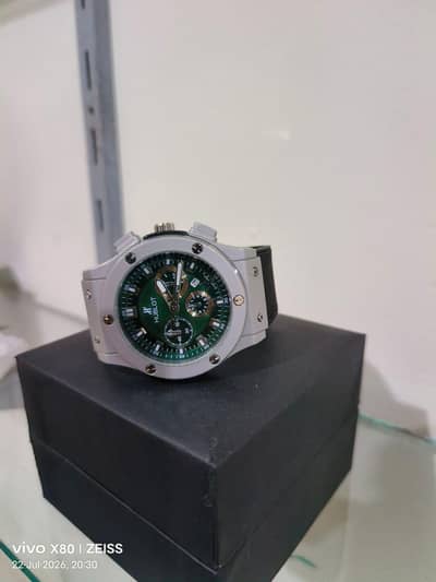 Green Dial Chronograph (Hublot style)