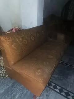 iron and wooden sofa set for sale good condition num 03115007890
