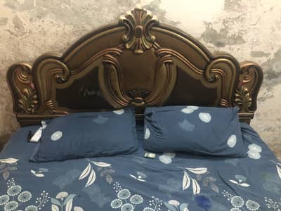 Bed , side table , showcase, dressing table