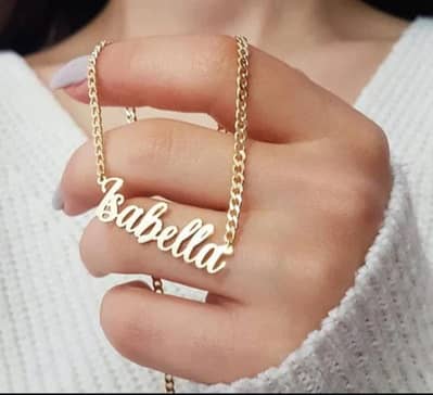 Custom Artificial Pendant | Personalized Name Pendant