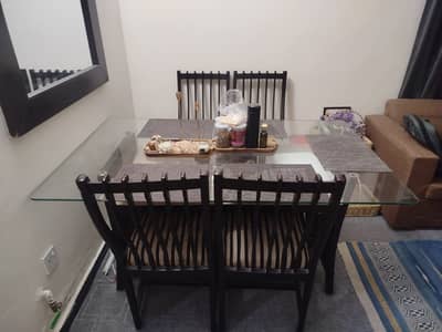 Dining table with chairs