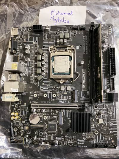 I5 10th gen and mother board h510m-a pro, Ram 16gb DDR4