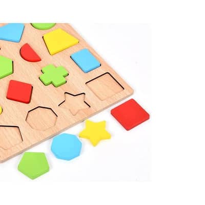 Wooden ABC puzzle for kids learning