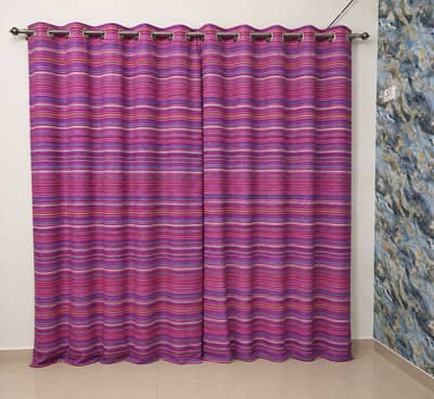 Premium Heavy Textured Curtains | Large Size | Excellent Condition
