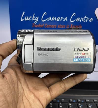 Panasonic handycam H80 -70x optical zoom -
