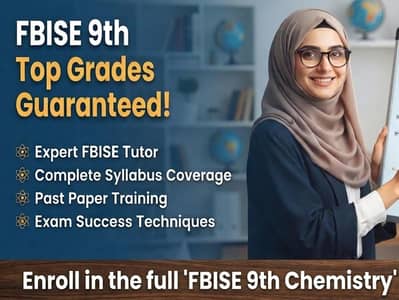 Fbise 9th chemistry online tuition