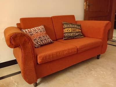 Rust Royale 7-Seater Sofa Set