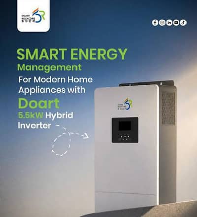 Doart 5.5 kw hybrid solar inverter on best prices