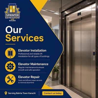Elevator services/ Lift Maintenance & Repair Services