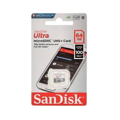 Original Card Available 64 /128GB Class 10 100 MB Speed 03120088714