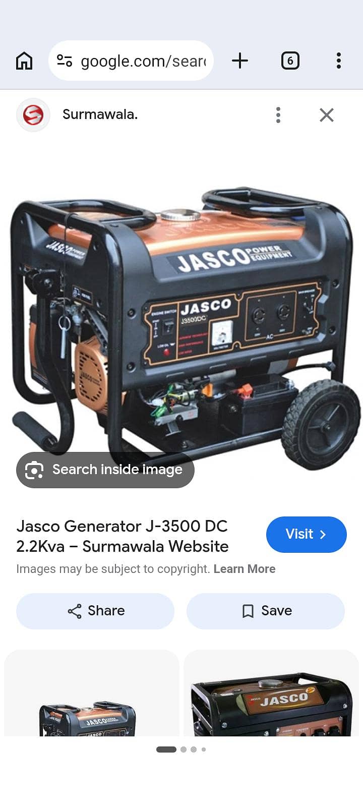jasco generator 0