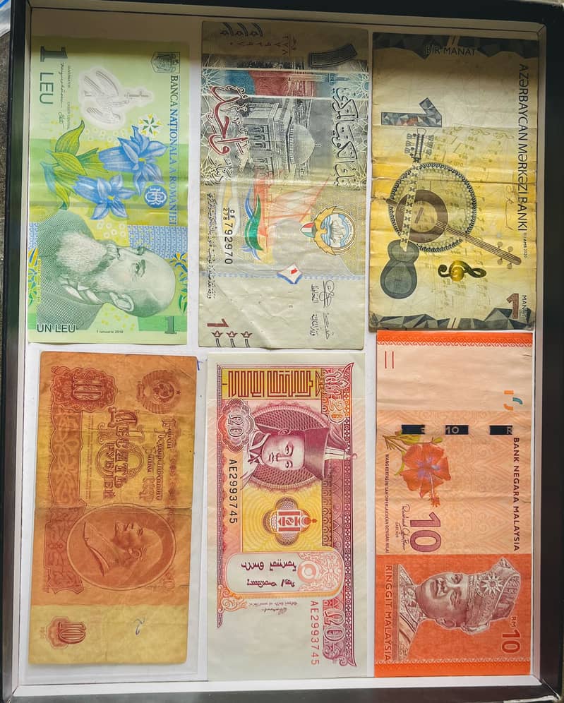 Different conterys notes 0