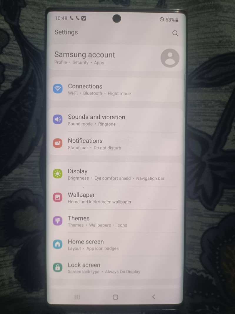 Samsung Mobile Note 10 Plus 1