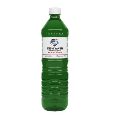 Quick Clean Lemon Dishwash Liquid 4X Cleaning Power Gel