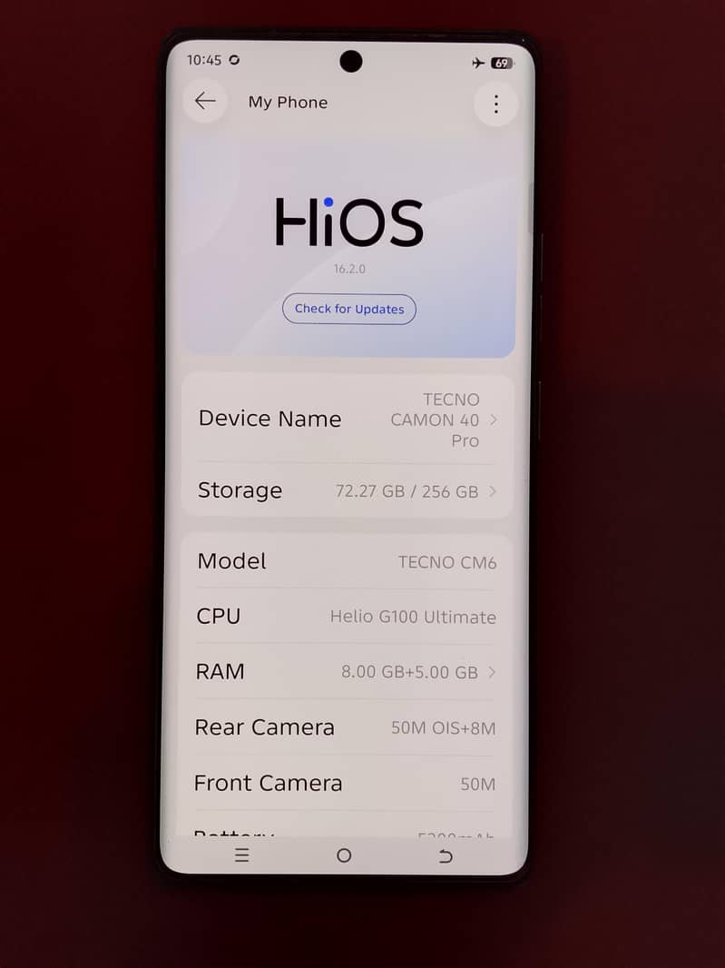 Tecno CAMON 40 Pro 3