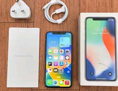 Apple iPhone X 256 GB mein official PTI pro 10 by 10 condition