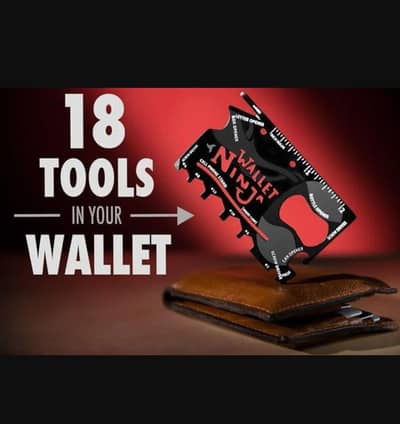 Wallet Ninja 18-in-1 Multi tool