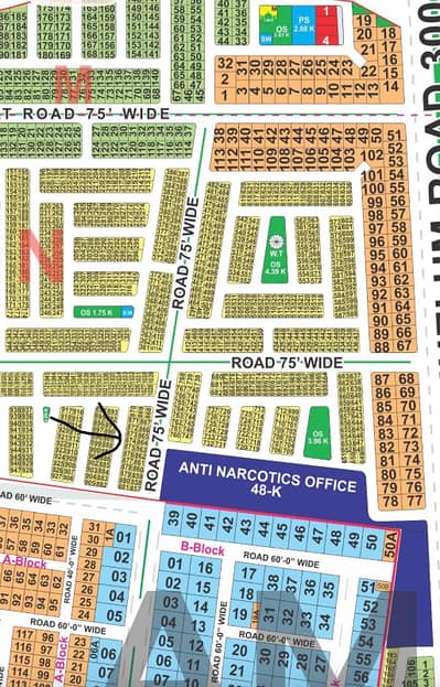 5 MARLA OFF GROUND IDEAL LOCATION PLOT FOR SALE IN N BLOCK