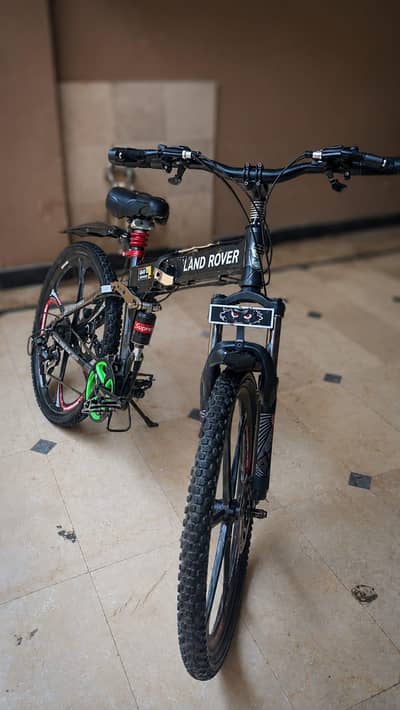 Land Rover Folding Bicycle 26" Alloy Frame, Disc Brakes, Excellent  co