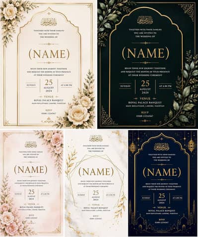 marriage cards designs