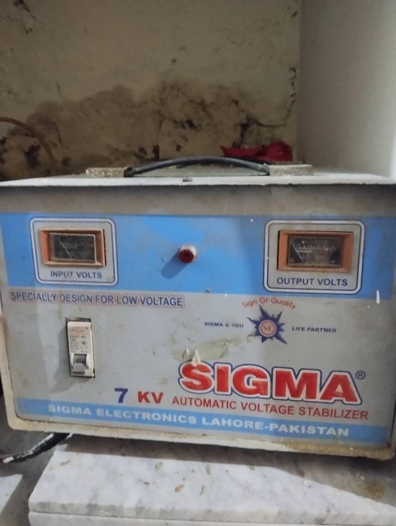 sigma voltage stablizer 0