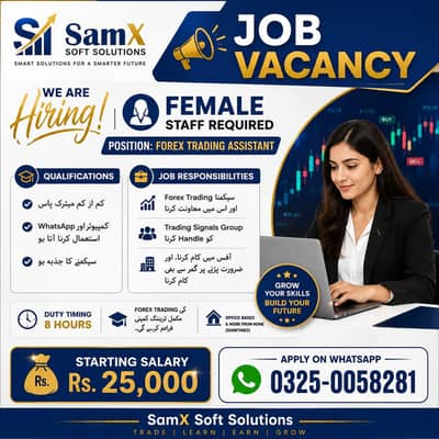 Female Assistant Require
