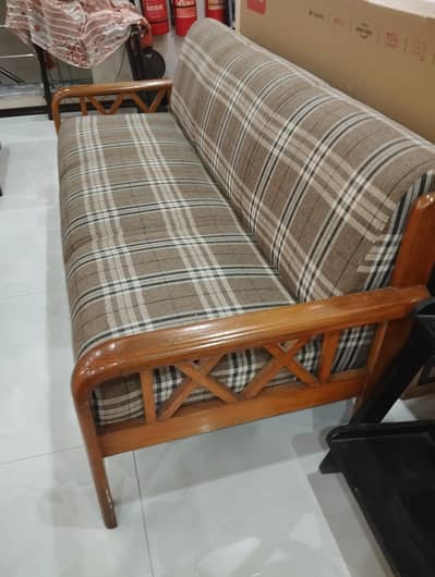 five seater sofa set pure wood in excellent condition phase 7 dha