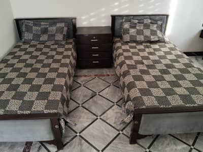 Two single beds
