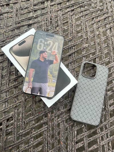 iPhone 15 Pro Max 256GB – PTA Approved | Natural Titanium