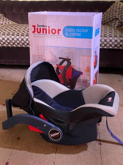 jumbo junior baby rocker and carrier
