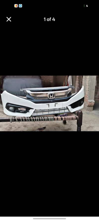 Civic 2018 Front Back Complete Bumpers