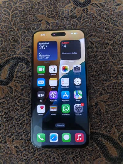 Iphone 15 pro max JV  in new condition 256 Gb