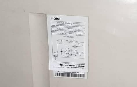Haier Twin tub washing machine