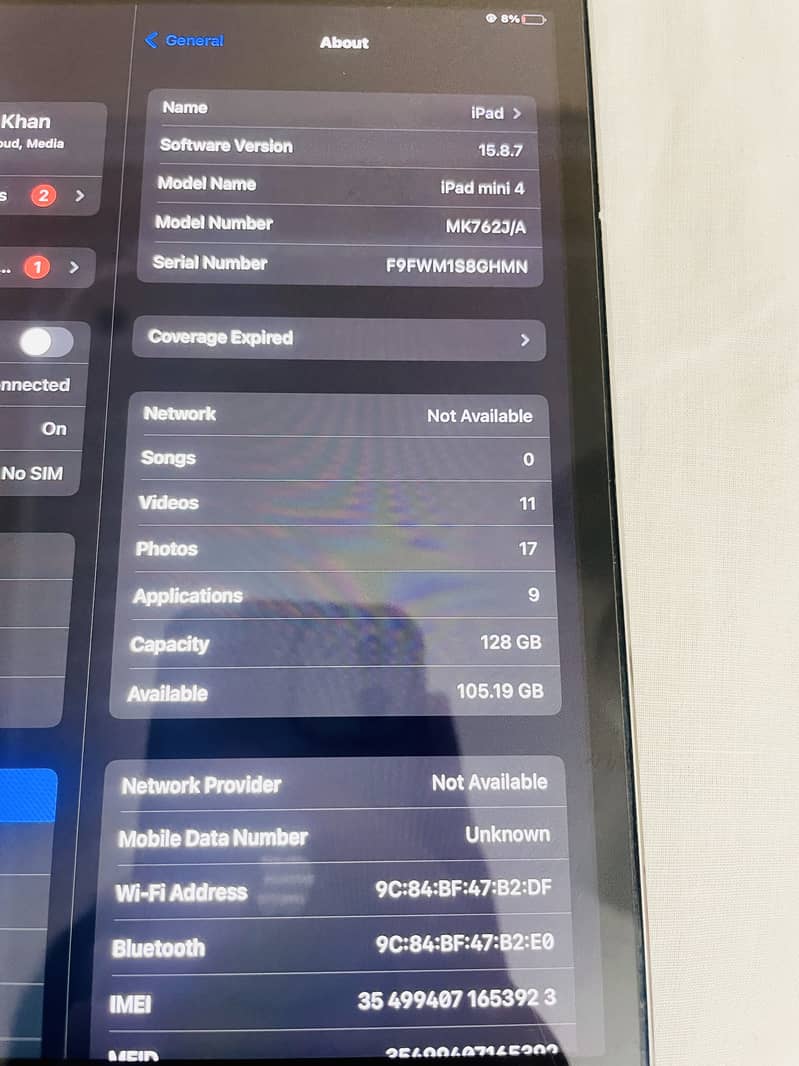 Ipad mini 4 128gb 2